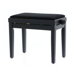 Quiklok PB/010BKS - Banquette deluxe en bois - Noir Mat - Assise velours - Vue 2